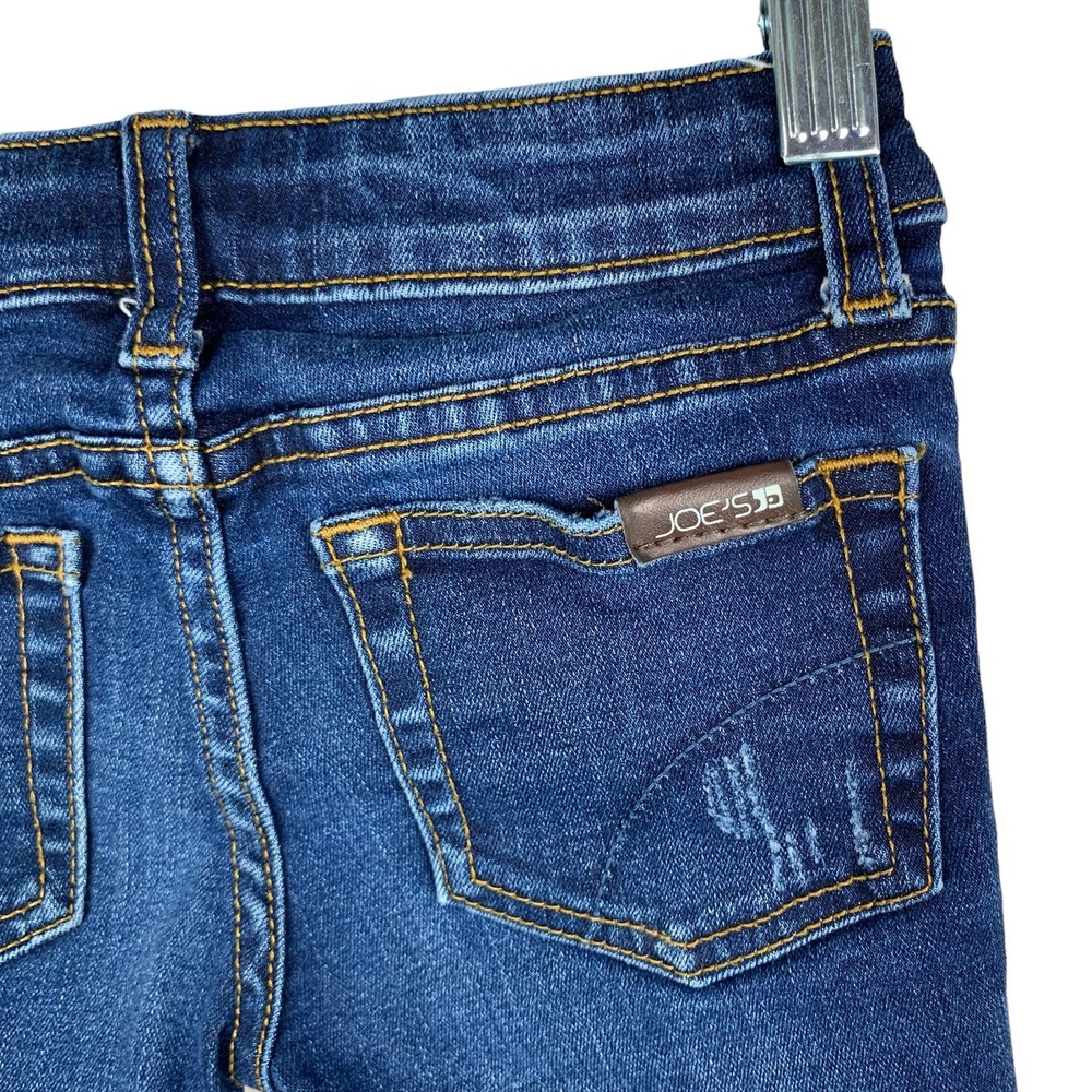 Joe’s Jean Shorts Denim Distressed Adjustable Waist Blue Girls 4 - Picture 8 of 9